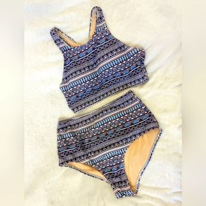 👙High waisted swim suit